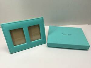 【パケ無料】新品同様 極美品 ティファニー TIFFANY＆CO. フォトフレーム 写真立て フォトスタンド ティファニーブルー [g1121]