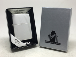 送料無料 ZIPPO[ジッポー]1941レプリカ 銀メッキ100ミクロン 1941番 ミラー