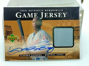 人気 2000 UD ゲレーロ VLADIMIR GUERRERO JERSEY ＆ AUTO 直筆サイン