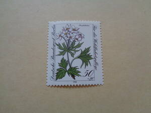 ドイツ（東ドイツ・ベルリン）切手　1983年　絶滅危惧種の高山の花 ライチョウ アネモネスイセン　50+20