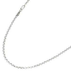 クロムハーツ Chrome Hearts NECKCHAIN R24/ロールチェーン24inch サイズ:24inch シルバーネックレス 中古 SS07