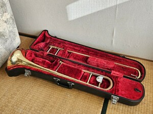 YAMAHA ヤマハ YSL-2510 ヤマハ トロンボーン ハードケース付き 管楽器 吹奏楽 マーチング レトロ