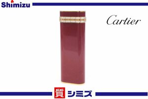 1円【Cartier】着火未確認 カルティエ ボルドー パンテール ガスライター オーバル 喫煙具 小物 アクセサリー◆質屋