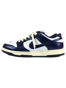 NIKE◆WMNS DUNK LOW PRM MIDNIGHT/ローカットスニーカー/29cm/NVY/FN7197-100