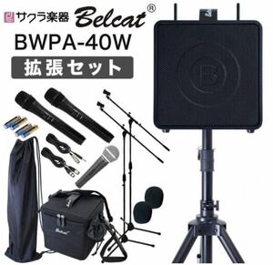 新品★Belcat ベルキャット ワイヤレスポータブルPAセット BWPA-40W