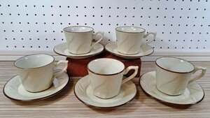 ※ ノリタケ カップ&ソーサー コーヒーカップ NORITAKE GENVINE STONEWARE 