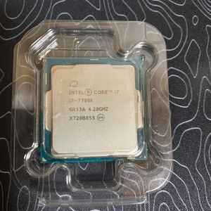 CPU Intel Core i7 7700k 1円スタート