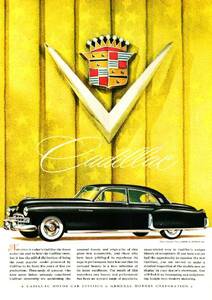 ◆1948年の自動車広告　キャデラック4　Cadillac