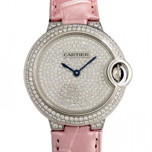 カルティエ Cartier バロンブルー WE902047 全面ダイヤ文字盤 新古品 腕時計 レディース