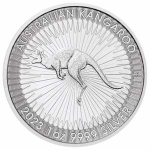 [保証書・カプセル付き] 2023年 (新品) オーストラリア「カンガルー 記念」純銀 1オンス 銀貨