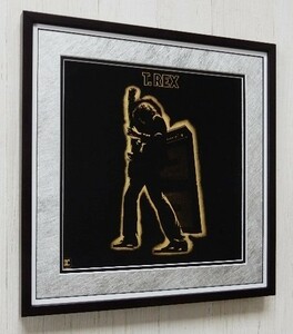 Ｔ.レックス/電気の武者/LPジャケット・ポスター額装品/T.Rex/Electric Warrior/マーク・ボラン/Marc Bolan/グラム ロック/アルバムアート