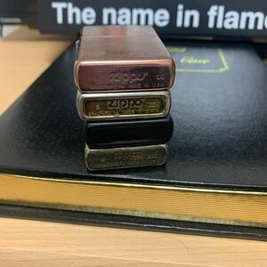 ZIPPO ジッポー SOLID COPPER ソリッドカッパー WINDY ウィンディ BLACK MAT ブラックマット 4個セット 