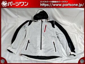 ●中古品●コミネ JK-135 プロテクトフルメッシュパーカ (シルバー/ブラック) 2XL●[M]梱包●52601