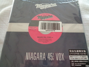 送料込　新品　完全生産限定盤　大瀧詠一【NIAGARA 45RPM VOX ［7inch x9+CD］】