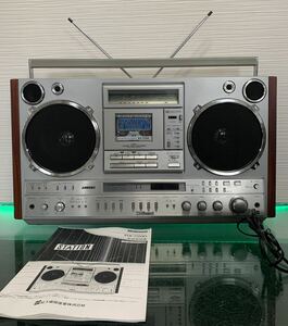  綺麗 昭和 当時もの Nationalナショナル ラジカセ ラジオ　RX-7200 整備品