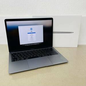 MacBook Air Retina 13-inch 2018 1.6GHz Core 　i5 　8GB 　SSD128GB　 MRE82J/A　 　スペースグレイ 箱あり i18179 80サイズ発送