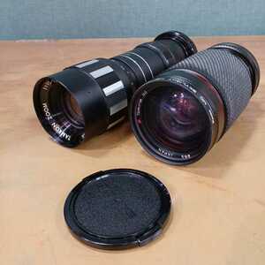 TAMRON ZOOM 95-205mm F6.3 TOKINA SD 35-200mm F5.6 カメラレンズ 2点セット 当時物 中古 ジャンク 長期保管