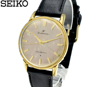 SEIKO セイコー マチック ダイヤショック 30石 自動巻き メンズ時計 ゴールド