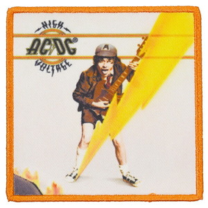 AC/DC エーシーディーシー High Voltage Patch ワッペン オフィシャル