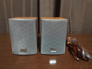 オンキョー ONKYO コンパクトサイズのサテライトスピーカー D-L1X 2個セット動作品スピーカーコード付きです！