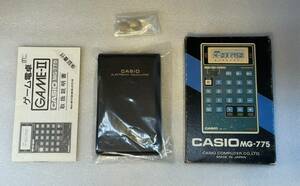 新品未使用 ゲーム電卓 カシオ MG-775 ゲームウォッチ 即決 Casio calculator game