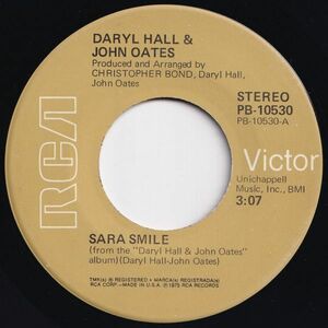 Daryl Hall & John Oates Sara Smile / Soldering RCA Victor US PB-10530 203711 ロック ポップ レコード 7インチ 45