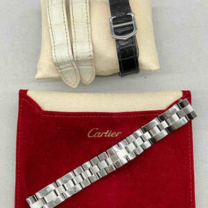 ジャンク Cartier 腕時計　ベルト　3点セット　純正