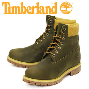 Timberland (ティンバーランド) A6291 6in PREM WP BT 6インチプレミアムウォータープルーフブーツ Olive TB461 US9.5-約27.5cm