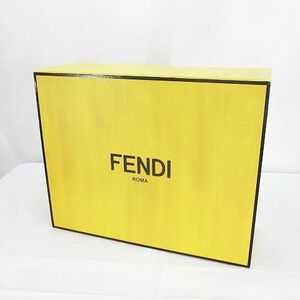 フェンディ FENDI 空箱 保存箱 ギフト 黄 イエロー系 収納 小物入れ 純正 正規 その他 その他