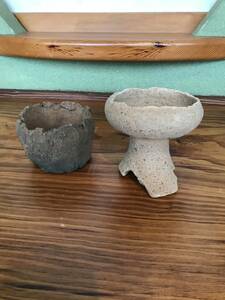 古墳発掘品　2点　古陶器時代物