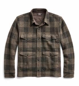 新品*RRL*プラッド ウール ワークシャツ セーター*M*　ダブルアールエル