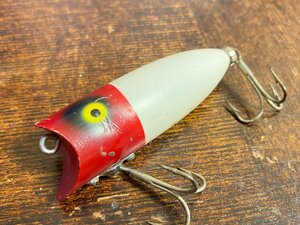 50s Heddon BABY LUCKY13 黄目!! 1950年代 オールドへドン ラッキー13 黄目 レア レッドヘッド 書き目首割れ オールドルアー