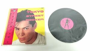 ☆BLACK CATS　ブラックキャッツ　帯付LP　レコード　 『東京ストリートロッカー』　ロカビリー クリームソーダ ロック