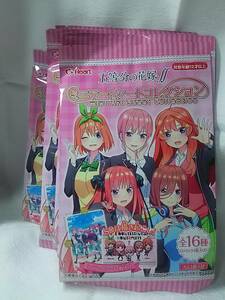 【未使用美品未開封】五等分の花嫁∬ ミニアートコレクション ミニ下敷き 10袋セット 