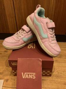 VANS ヴァンズ V2003K pastel スニーカー ニコプチ 21㎝ kids スケーター スケボー 女の子 小学生 箱