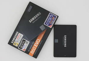 SAMSUNG 860 EVO 250GB SATA 2.5インチ 7mm SSD MZ-76E250B/EC 国内正規品 健康状態正常