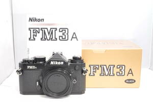 〓非常に綺麗　元箱　説明書付き〓ニコン Nikon FM3A ブラック