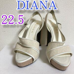 DIANA　ダイアナ22.5サンダルパンプスピンヒール