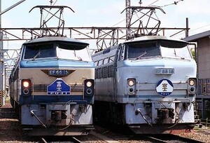 【鉄道写真】EF66 15『富士』＆EF66 18『富士』 [0000345]