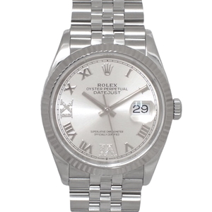 【保証書付】 ロレックス 126234 デイトジャスト 36 WG/SS ランダム番 腕時計 ジュビリー ダイヤ 2020年購入 40802086644 【アラモード】
