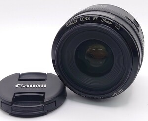 【R1-482】 CANON LENS EF 35mm 1:2 EFマウント カメラレンズ キャノン オートフォーカス [K509]