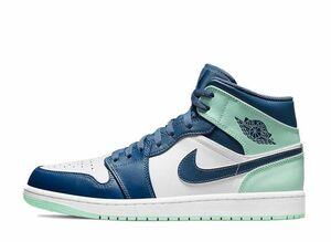 Nike Air Jordan 1 Mid "Blue Mint" 25cm 554724-413