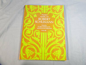 o) ピアノ譜 シューマン PIANO MUSIC OF ROBERT SCHUMANN 3巻[2]4082