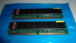240513002★BUFFALO EMH-ET128M SIMMメモリ EDO DRAM搭載 増設RAMボード ２枚組 合計128MB