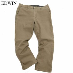 EDWIN エドウィン S403S 秋冬 裏起毛★ 防風 チェック柄 デニム パンツ ジーンズ Sz.34　メンズ 日本製 バイク　C3B04817_C#Q