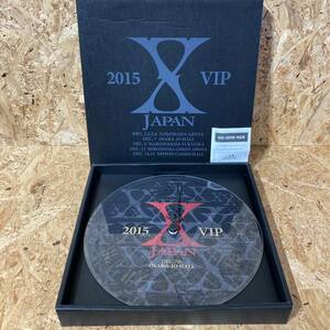 X JAPAN 2015年 VIP ガラス 掛時計 文字盤 ウォール クロック DEC. 7th OSAKA-JO HALL 