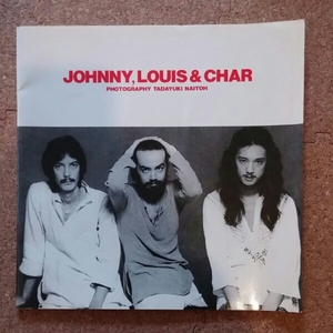 貴重！送料無料★JOHNNY,LOUIS & CHAR★1977 コンサートパンフレット