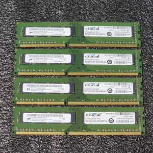 Micron CRUCIAL DDR3-1600MHz 32GB (8GB×4枚キット) MT16JTF1G64AZ-1G6D1 動作確認済み デスクトップ用 PCメモリ 
