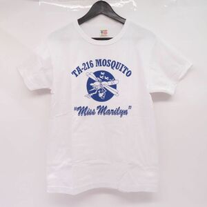 132【未使用】BUZZ RICKSONS バズリクソンズ MOSQUITO 半袖Tシャツ BR77543 Mサイズ ホワイト