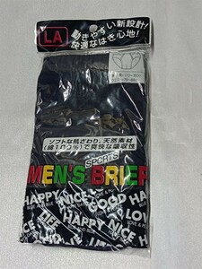 1-44 男性用　下着　長期保存　レトロ　ブリーフ　綿100％　Lサイズ　